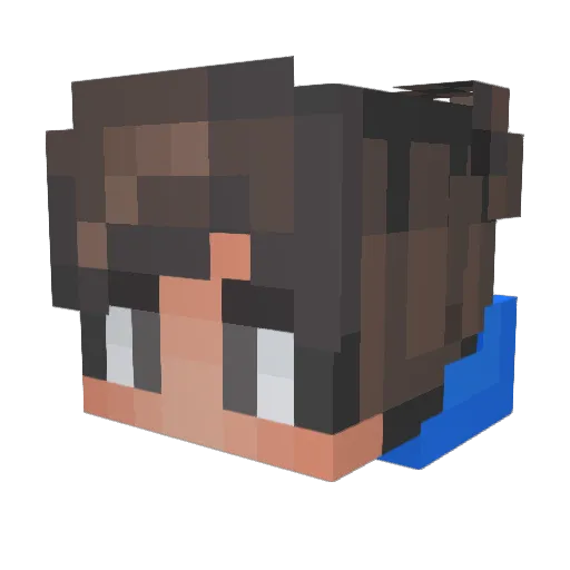 ImEvileye Minecraft avatar head, 3D render