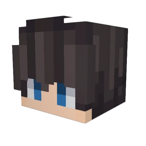 ImExtremelyLaggy Minecraft avatar head, 3D render