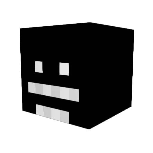 ImFaydem Minecraft avatar head, 3D render