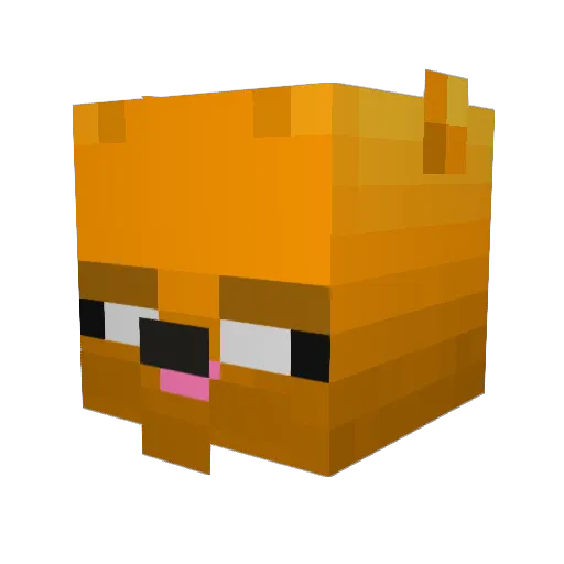 ImFetus Minecraft avatar head, 3D render