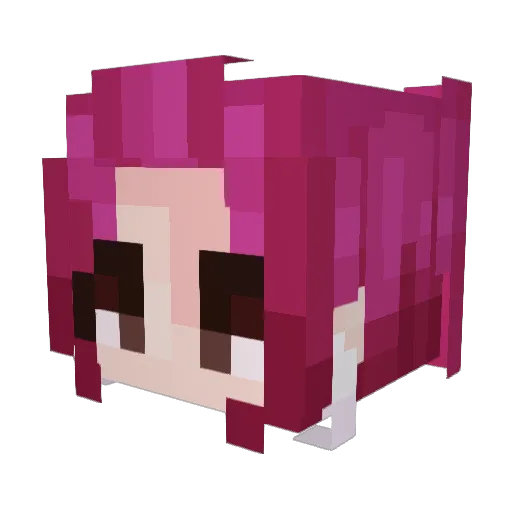 ImFez Minecraft avatar head, 3D render