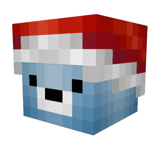 ImFier Minecraft avatar head, 3D render