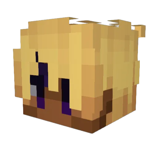 ImFora Minecraft avatar head, 3D render