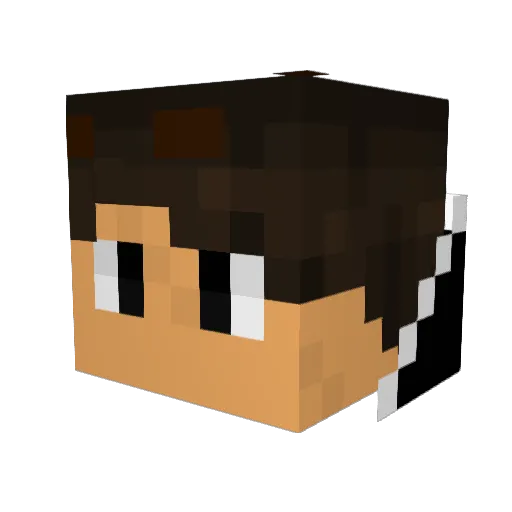 ImFraanz Minecraft avatar head, 3D render