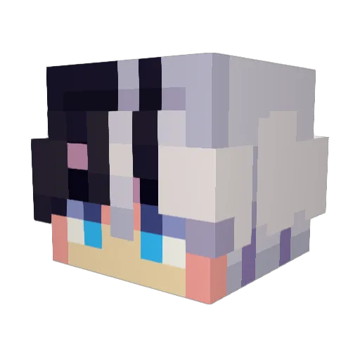 ImFreoz Minecraft avatar head, 3D render
