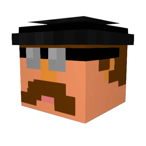 ImFresherThenYou Minecraft avatar head, 3D render