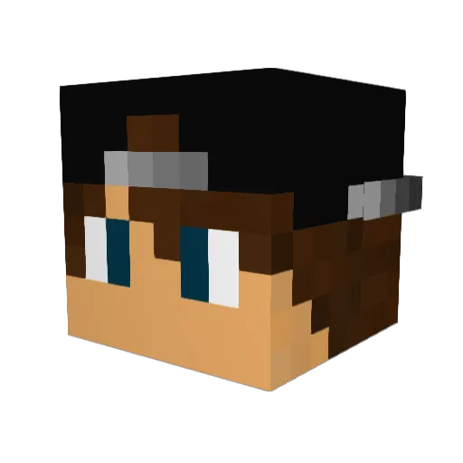 ImFromTheGhetto Minecraft avatar head, 3D render