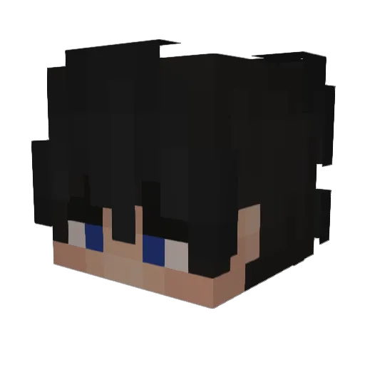 ImGabs Minecraft avatar head, 3D render