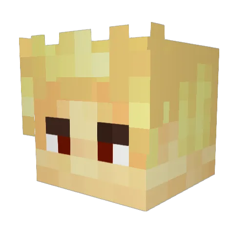 ImGayEZ Minecraft avatar head, 3D render