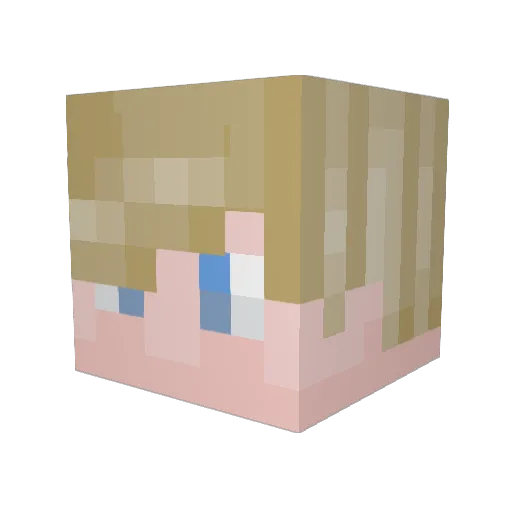 ImGroofy Minecraft avatar head, 3D render