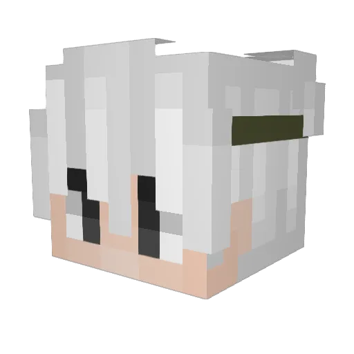 ImGulli Minecraft avatar head, 3D render