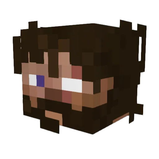 ImGuy Minecraft avatar head, 3D render