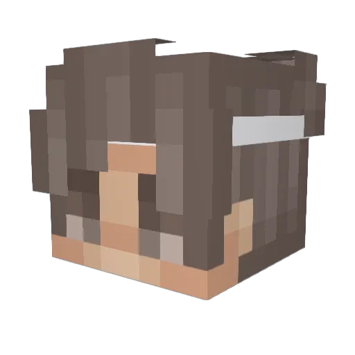 ImHosam_ Minecraft avatar head, 3D render