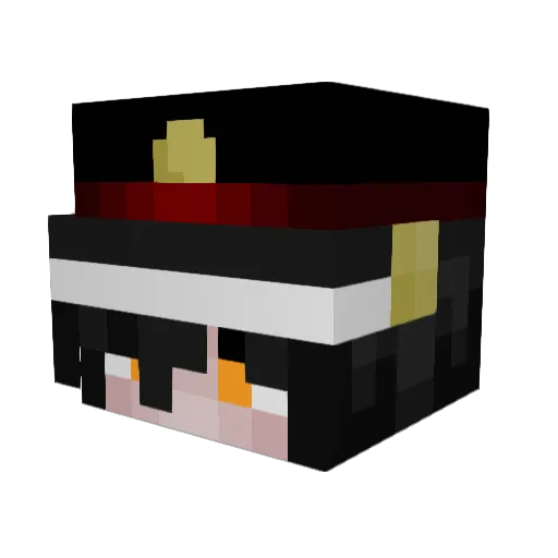 ImHurtt Minecraft avatar head, 3D render