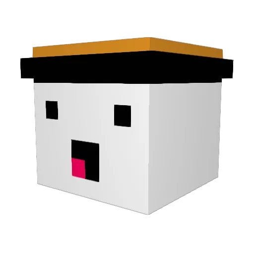 ImHyunsooIm Minecraft avatar head, 3D render