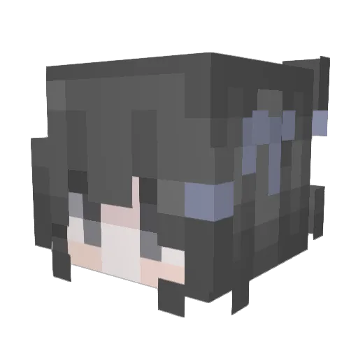 ImIindun Minecraft avatar head, 3D render