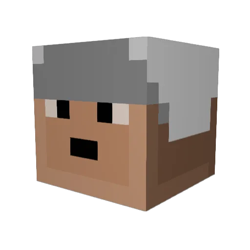 ImInYourBase Minecraft avatar head, 3D render