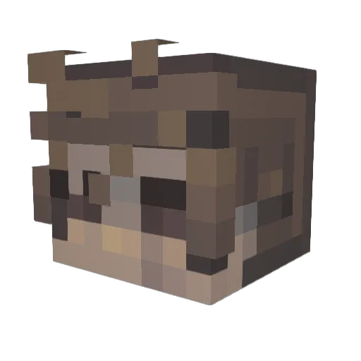 ImInYourBones Minecraft avatar head, 3D render