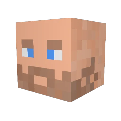 ImIncreasE_ Minecraft avatar head, 3D render