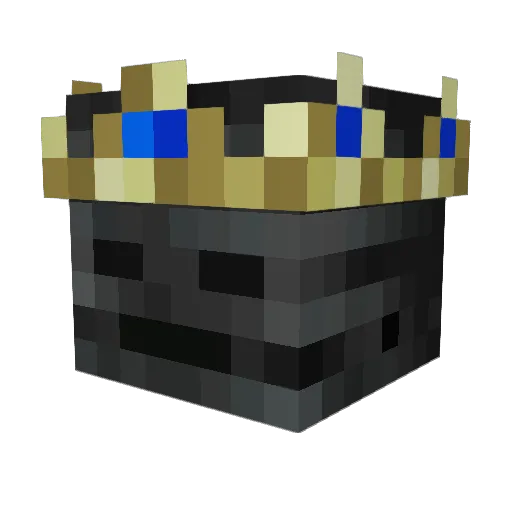 ImJP_ Minecraft avatar head, 3D render