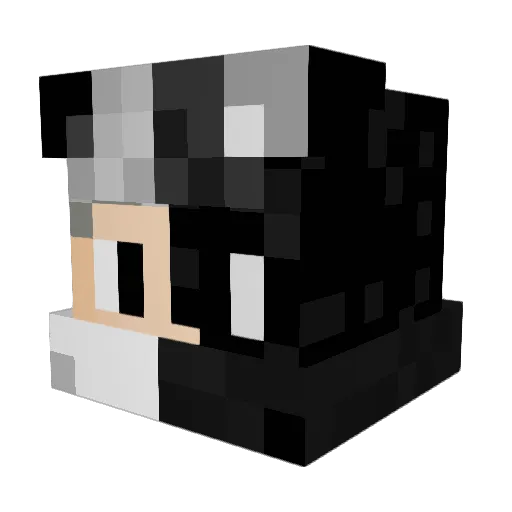 ImJ_FM Minecraft avatar head, 3D render