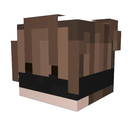 ImJaeger_ Minecraft avatar head, 3D render