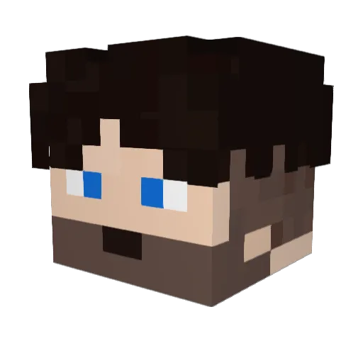 ImJeremyIGuess Minecraft avatar head, 3D render
