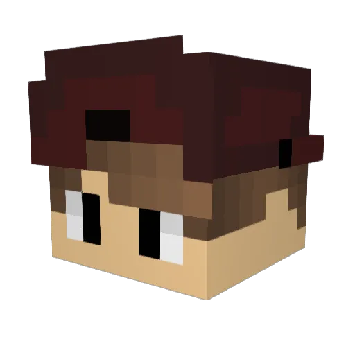 ImJfG_v2 Minecraft avatar head, 3D render