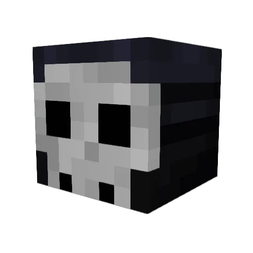 ImJinsei Minecraft avatar head, 3D render
