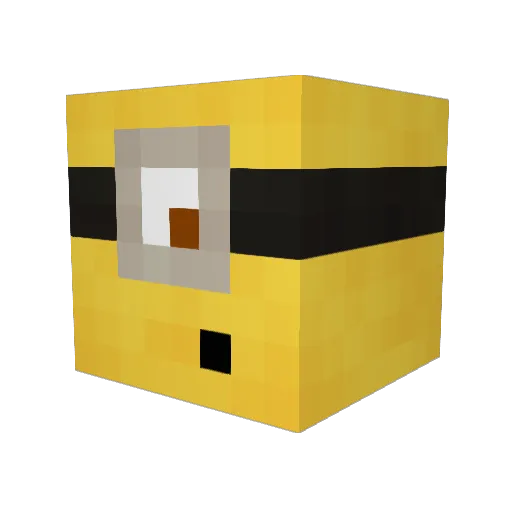 ImJobo Minecraft avatar head, 3D render