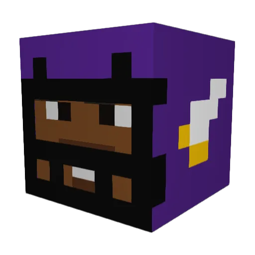 ImJohnnyknapek Minecraft avatar head, 3D render
