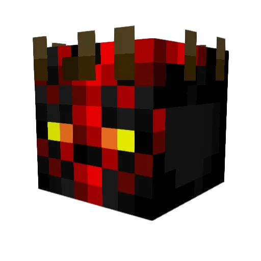 ImJustaMan Minecraft avatar head, 3D render
