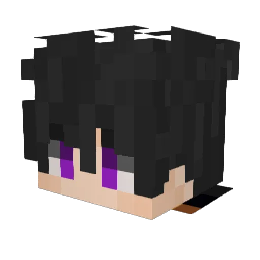 ImJxd Minecraft avatar head, 3D render