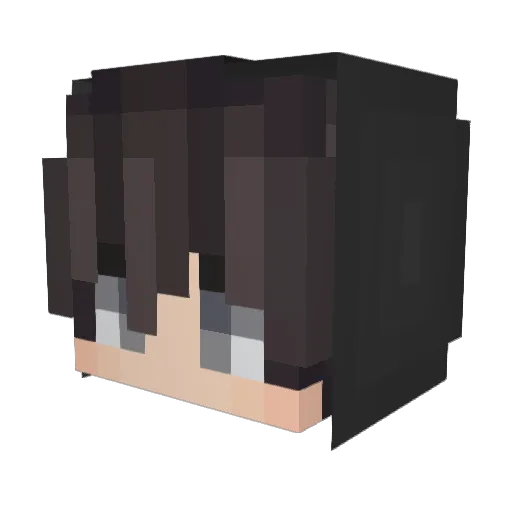 ImKDz22_V6 Minecraft avatar head, 3D render