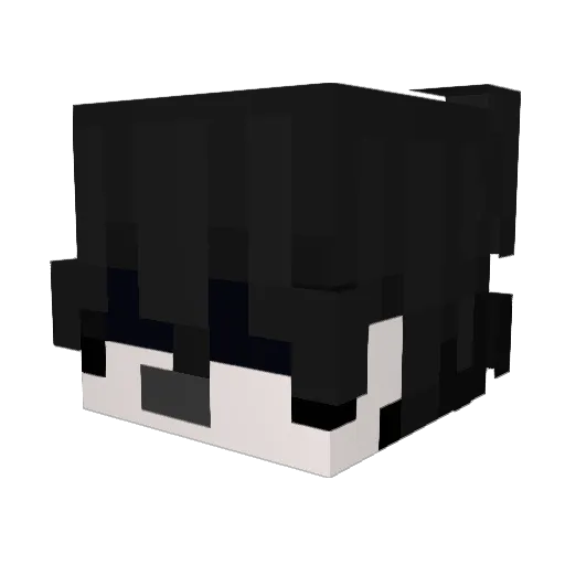 ImKai1 Minecraft avatar head, 3D render