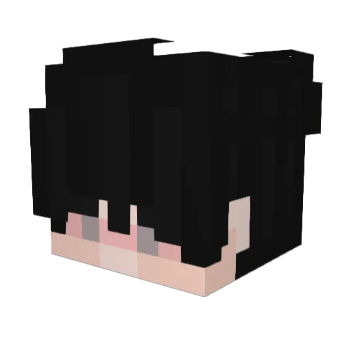 ImKatsu1 Minecraft avatar head, 3D render