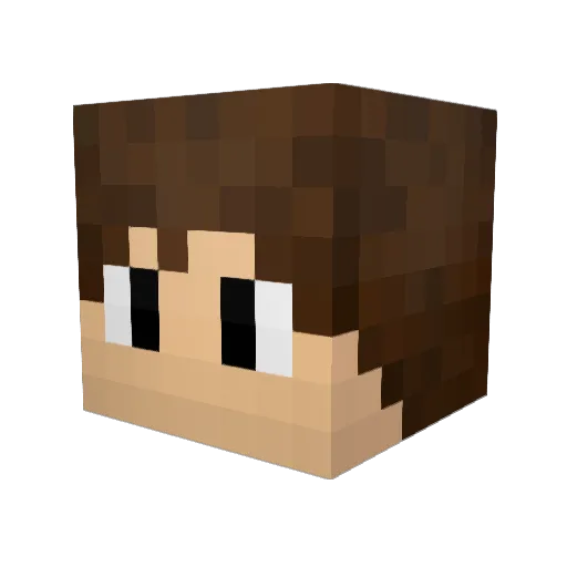 ImKelan Minecraft avatar head, 3D render