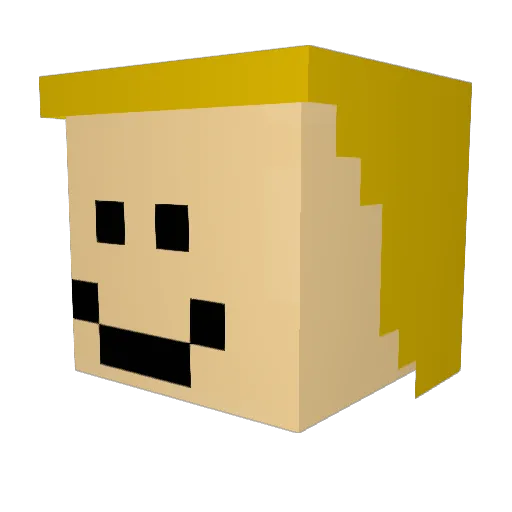 ImKieran4527 Minecraft avatar head, 3D render