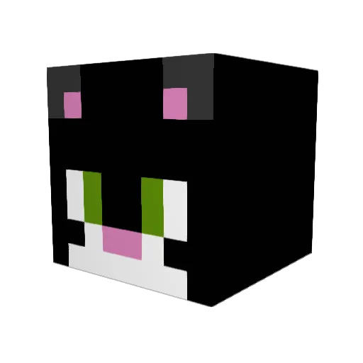 ImKillerKatze Minecraft avatar head, 3D render