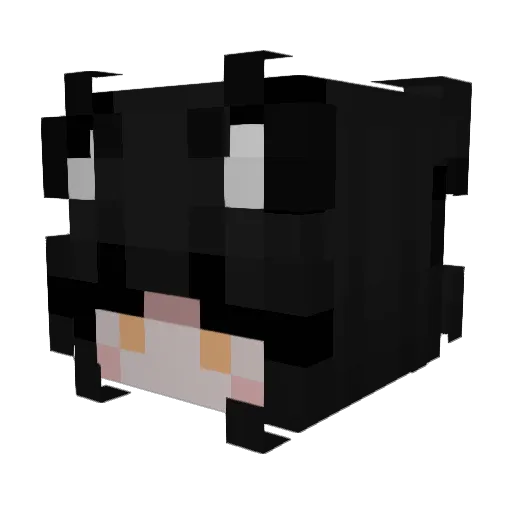 ImKitta Minecraft avatar head, 3D render