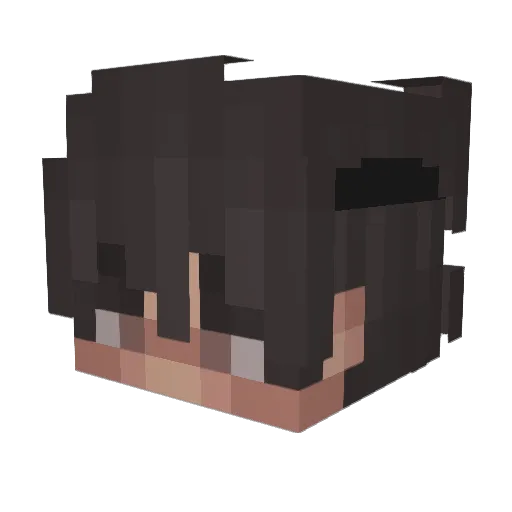 ImKlainy Minecraft avatar head, 3D render