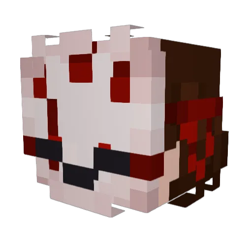 ImKulum Minecraft avatar head, 3D render