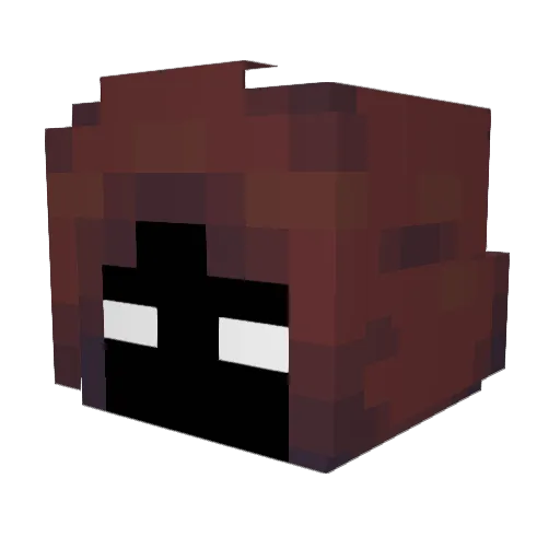ImKurai Minecraft avatar head, 3D render