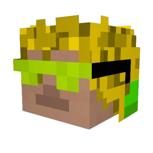 ImLalito_ Minecraft avatar head, 3D render