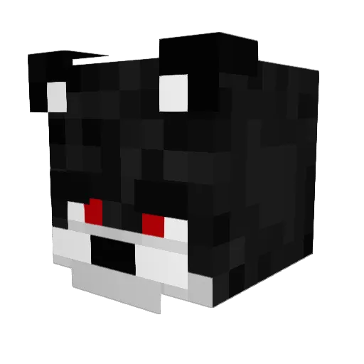 ImLexy Minecraft avatar head, 3D render