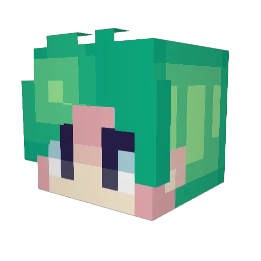 ImLeyviBan Minecraft avatar head, 3D render
