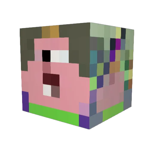 ImLimeIg Minecraft avatar head, 3D render