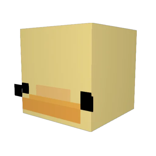 ImLis Minecraft avatar head, 3D render