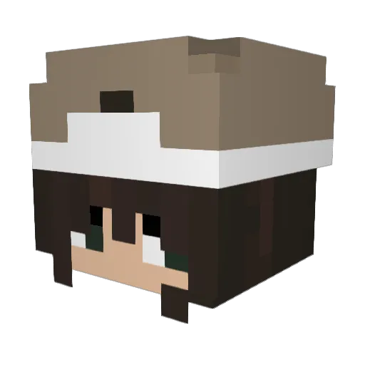 ImLookingForDad Minecraft avatar head, 3D render