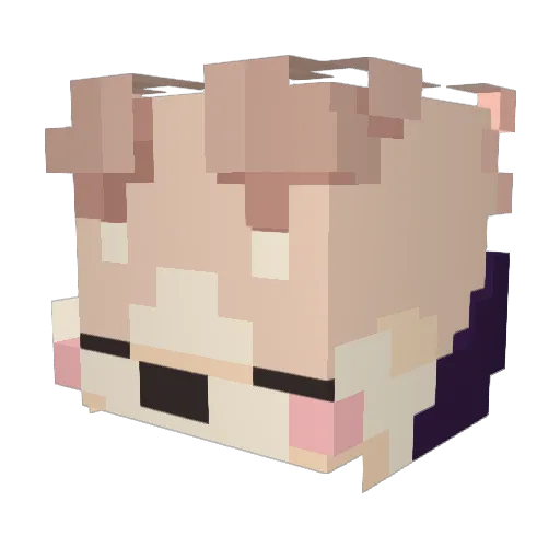 ImLoonar Minecraft avatar head, 3D render